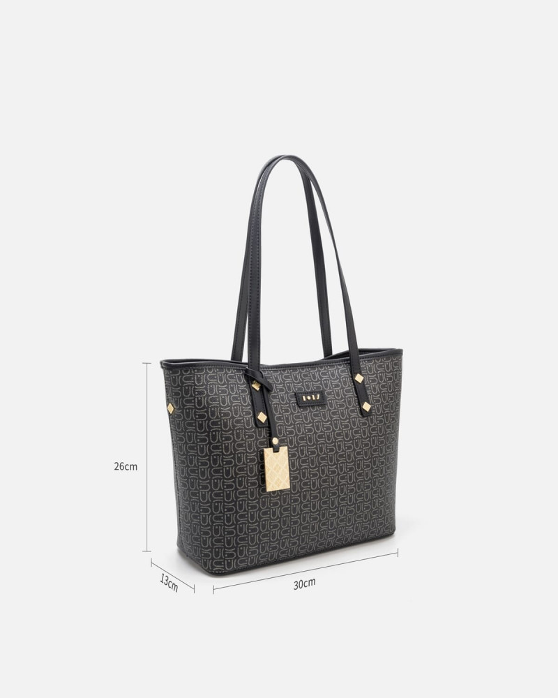 Black women's bag with classic design