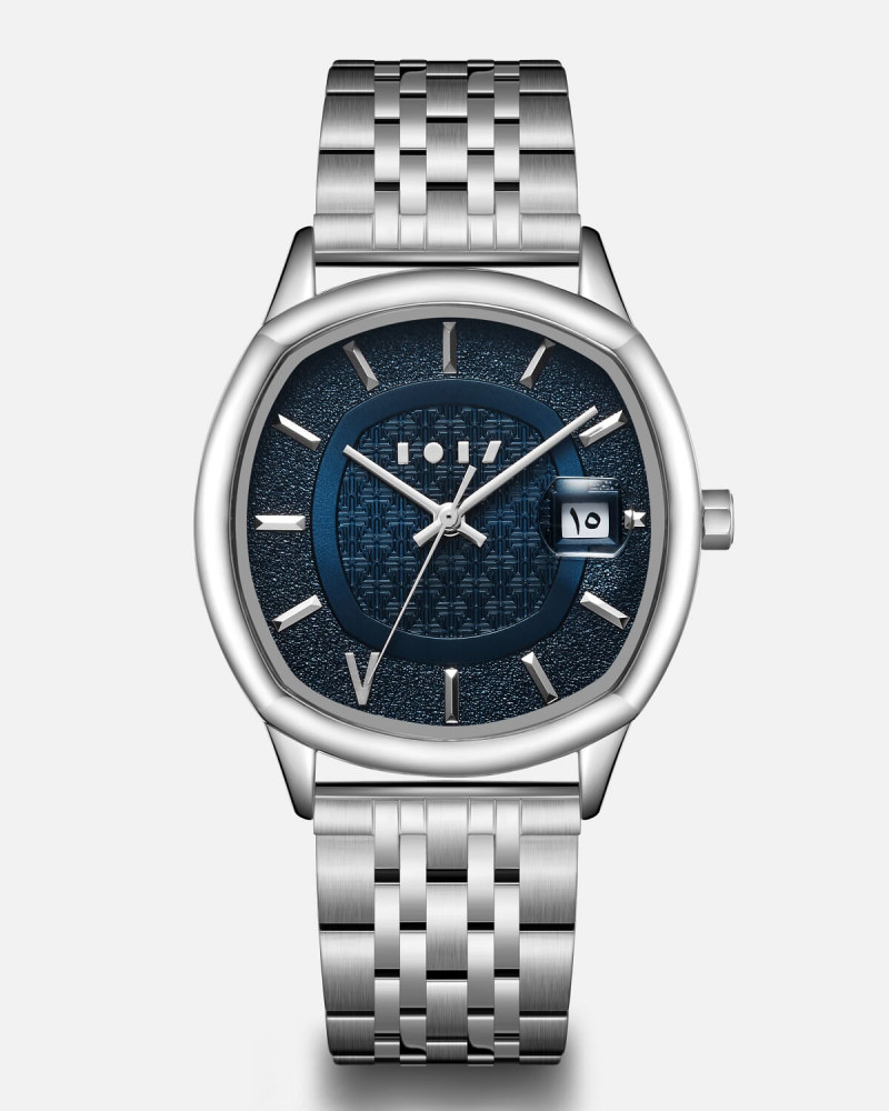 AlSultan silver watch for men