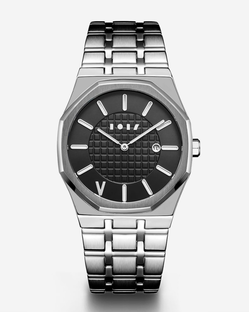 Alfaseel watch for men in silver