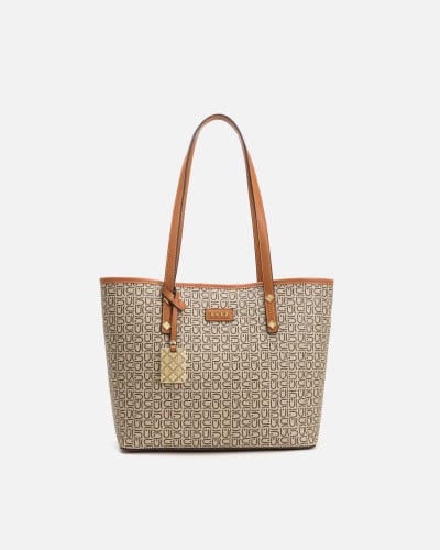 Beige classic women's bag