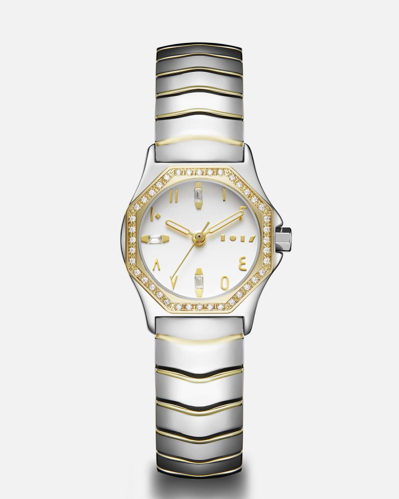 AlMaha watch for women in golden and silver