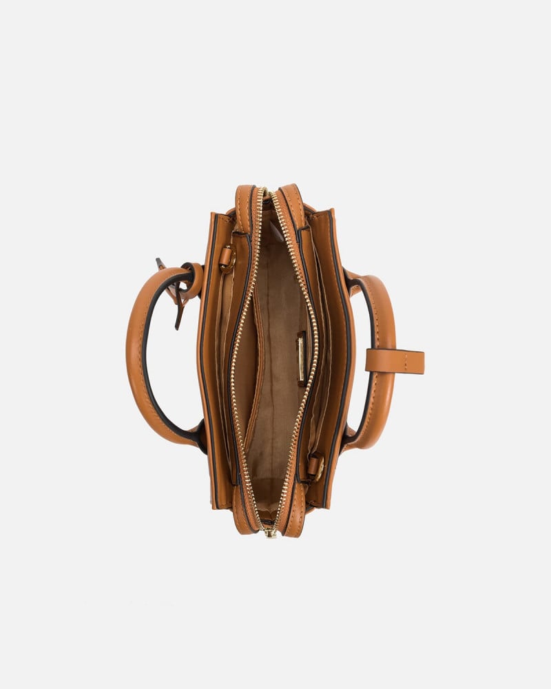 An elegant brown women's bag