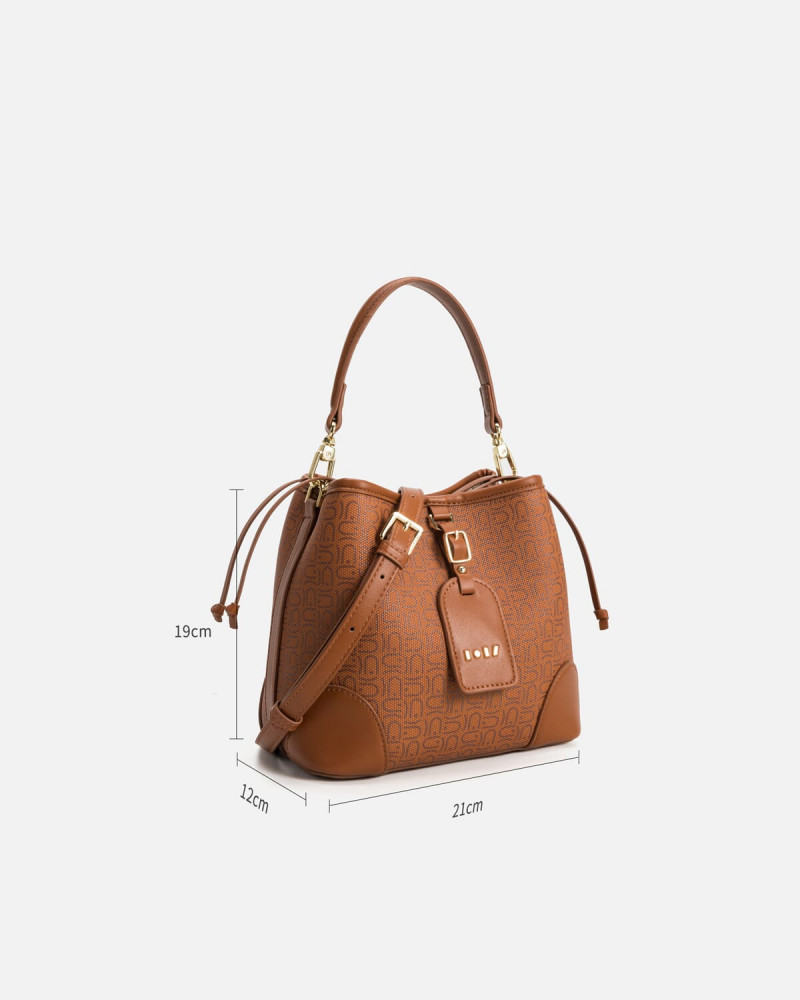 A classic brown women's bag