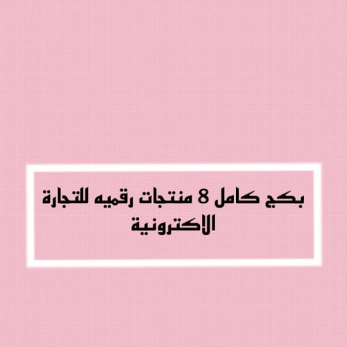بكج أهم 8 منتجات لبدء تجارتك الاكترونية