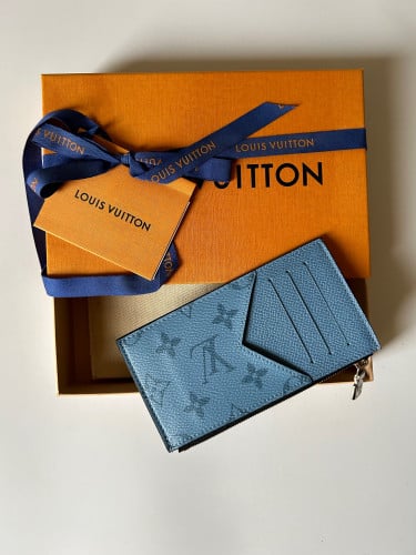 Louis Vuitton Cobalt Blue Coin Card Holder