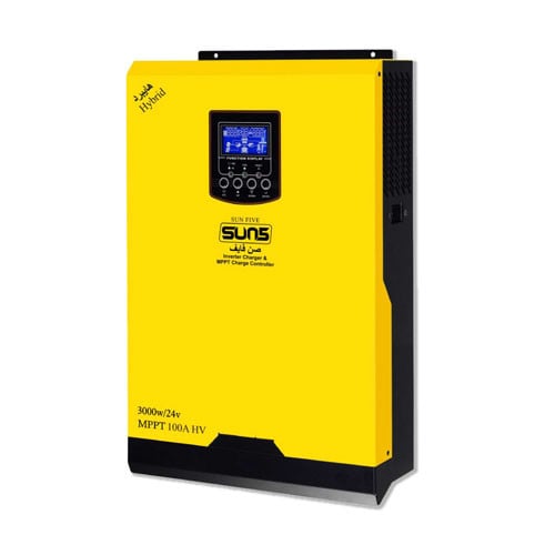 محول طاقة 3000 واط MPPT- 100A-شاحن 24 فولت H.V