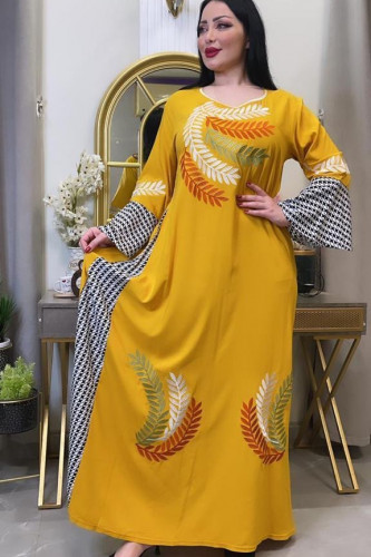 جلابية تطريز