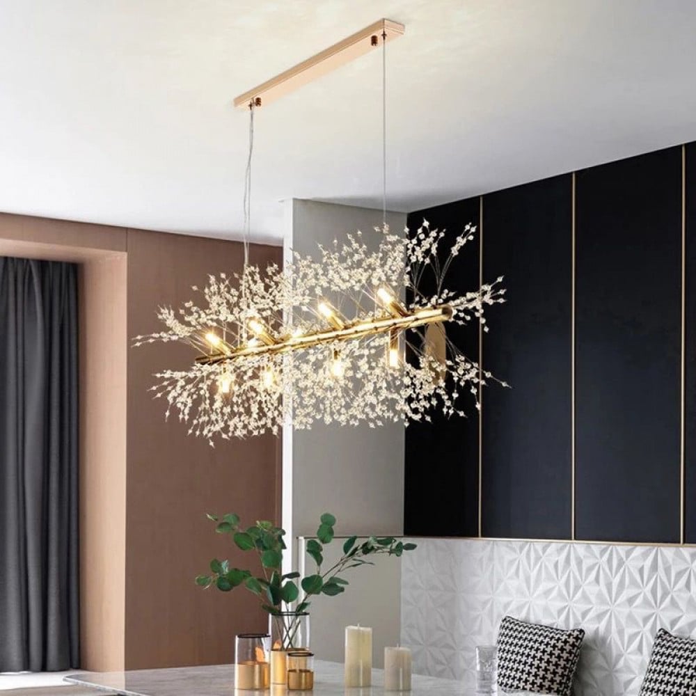 modern colorful chandelier