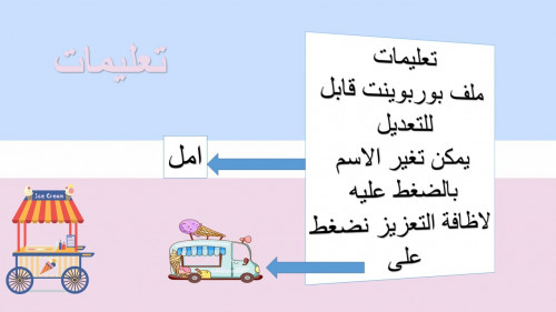 تعزيز فردي (الايس كريم) الكتروني
