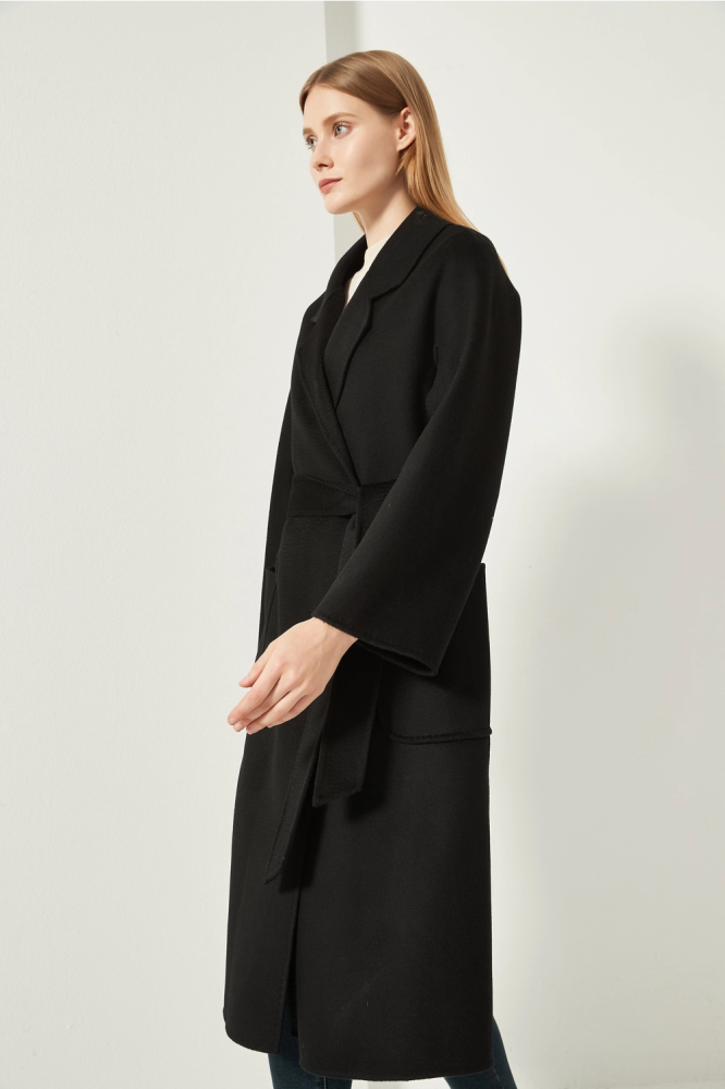 Black Wrap Coat