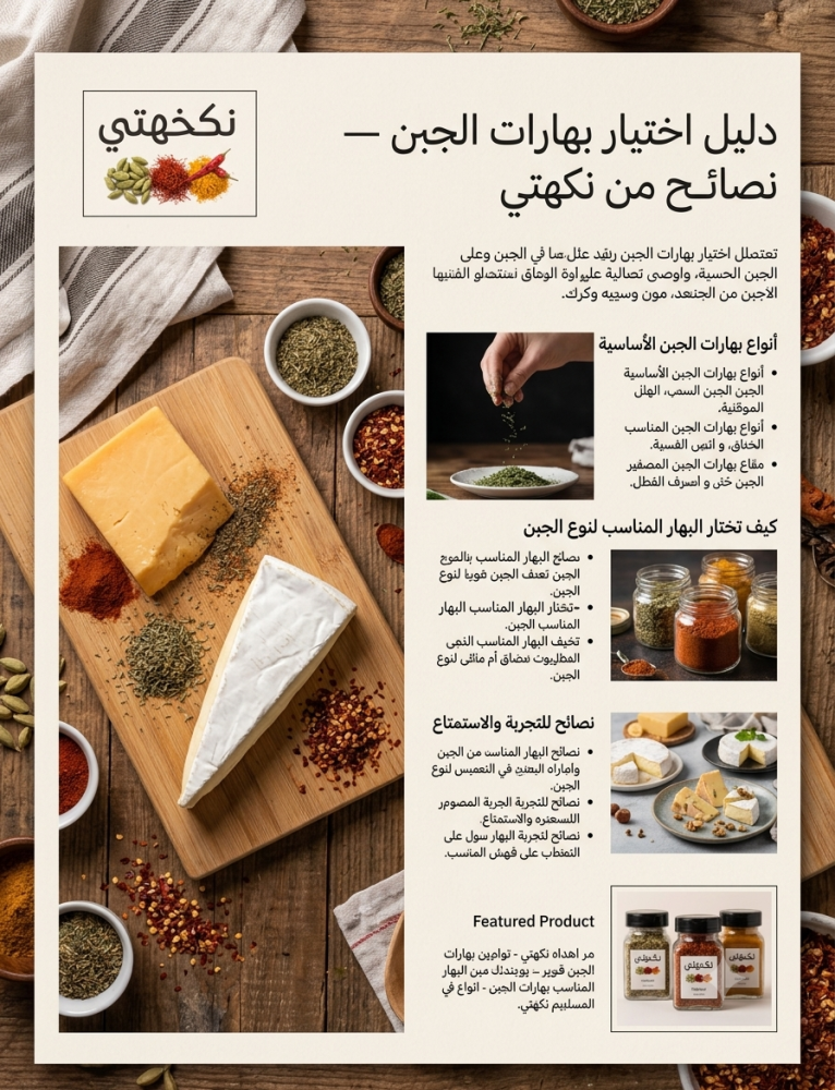 بهارات الجبن