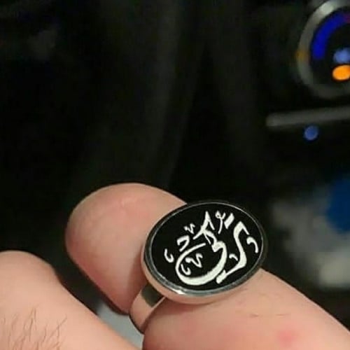 خواتم رجالي بالاسم فضة