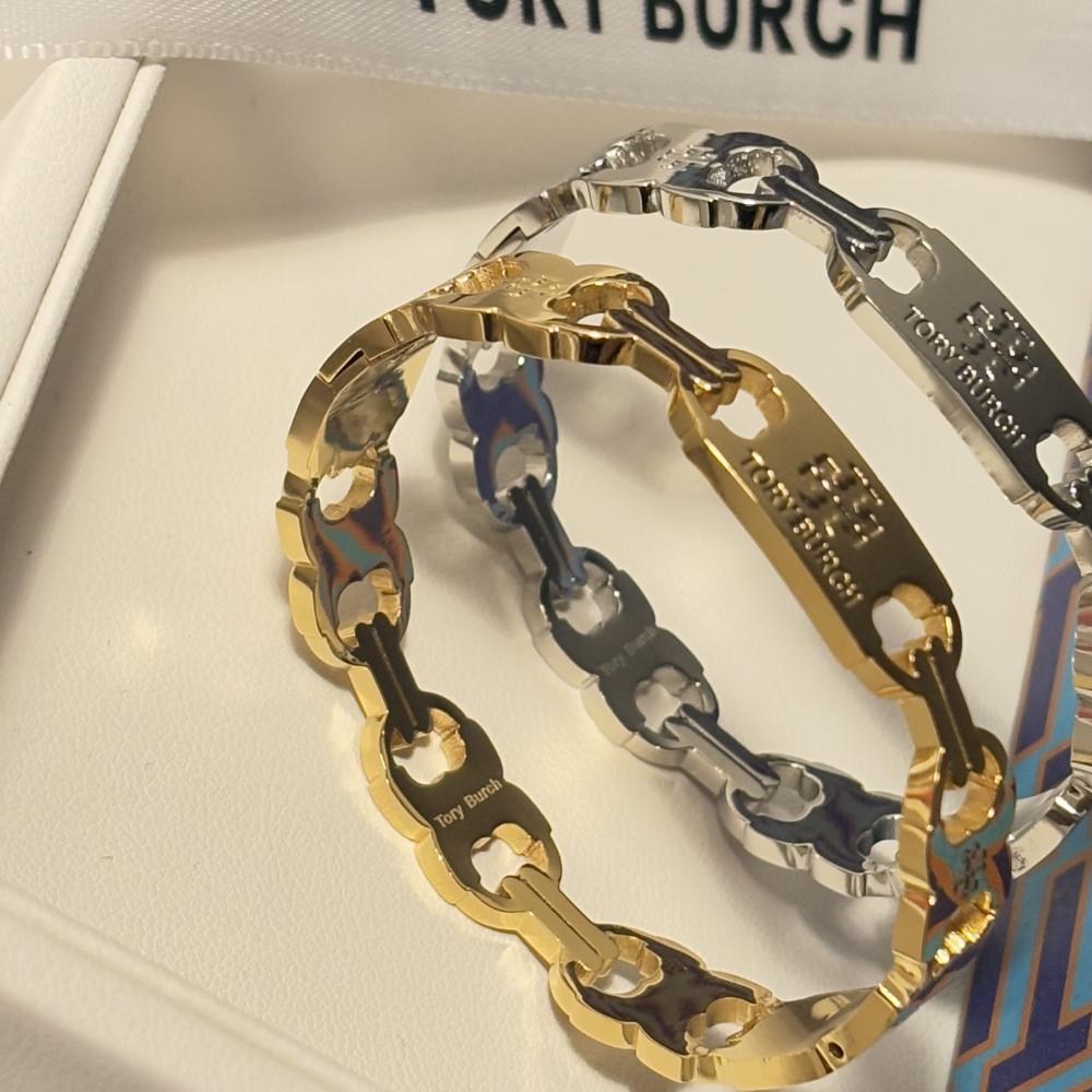 اسوارة توري بورش نسائي فضي وذهبي