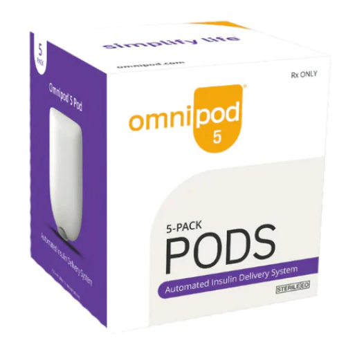 غيارات أومنيبود OmniPod 5 pods box of 5