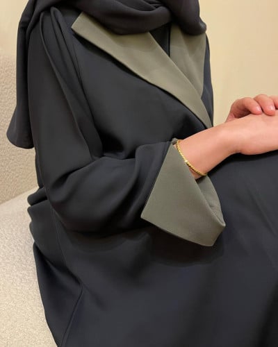 عبايه دبل فيس قماش كريب