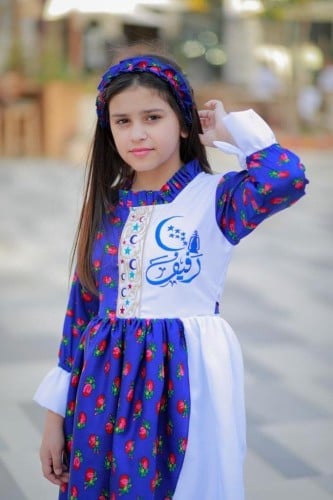 فستان بناتي شالكي رمضان حسب الطلب من متجر عبايات و...