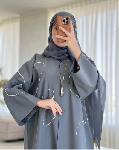 عبايه قماش كريب موس