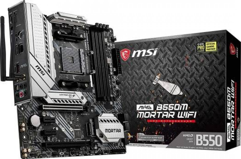  MSI B550-A PRO ProSeries Motherboard (AMD AM4, DDR4, PCIe 4.0,  SATA 6Gb/s, M.2, USB 3.2 Gen 2, HDMI/DP, ATX) : Electronics