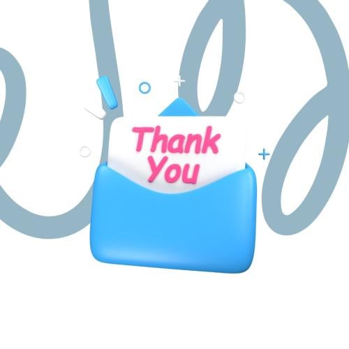 تصميم ثانكيو كارد THANK YOU card