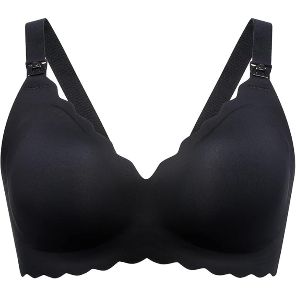 حمالة صدر رضاعة MOMCOZY YN46 أسود مقاس XL