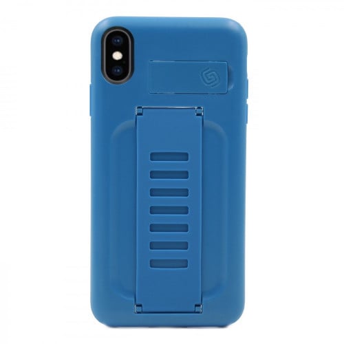 غطاء جريب تويو مع ستاند للايفون اكس او اكس اس - أزرق