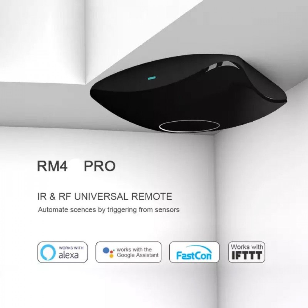 Broadlink BroadLink RM4 Pro WiFi Smart Home Automation Universal Remote  Controller WiFi+IR+RF Switch App Control Timer Compatible with Smart Home