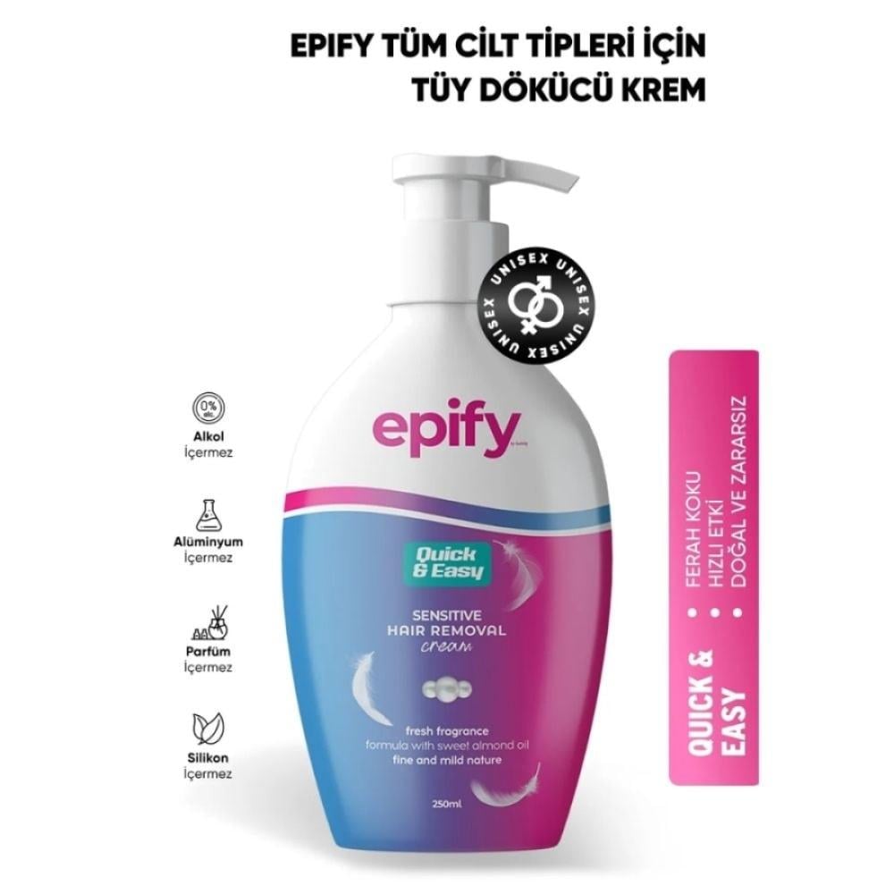 EPİFY كريم إزالة الشعر من إبيفي 250مل