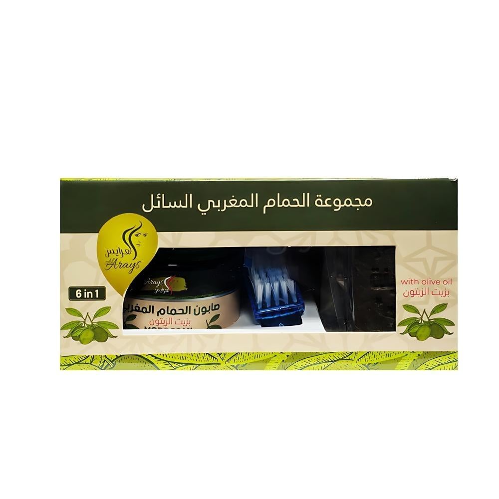 مجموعة الحمام المغربي السائل عرض خاص 6*1 - العرايس