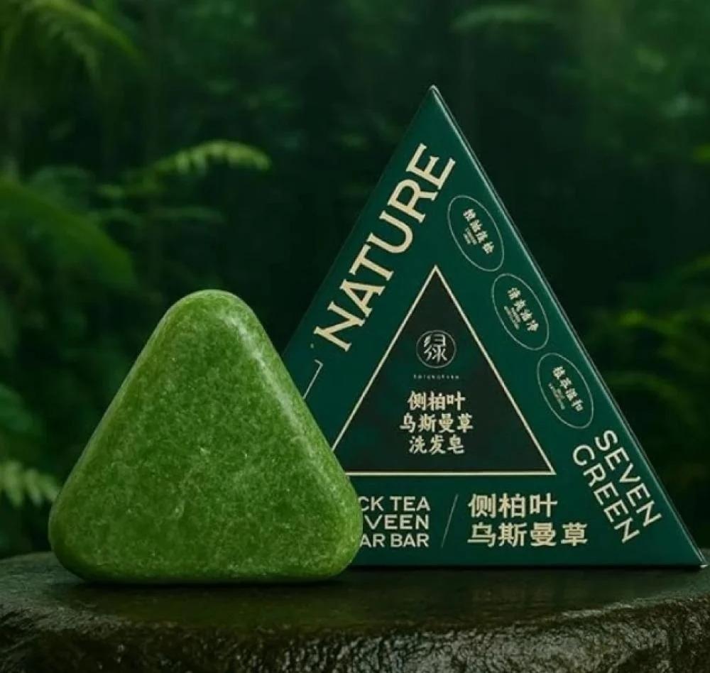 صابونة وشامبو الشعر بالأعشاب الصينية لتنظيف فروة الرأس وتعزيز نمو الشعر