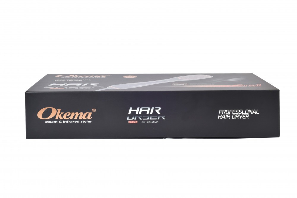 فرشاة حراريه مع مملس 2*1 من اوكيما Ok-715