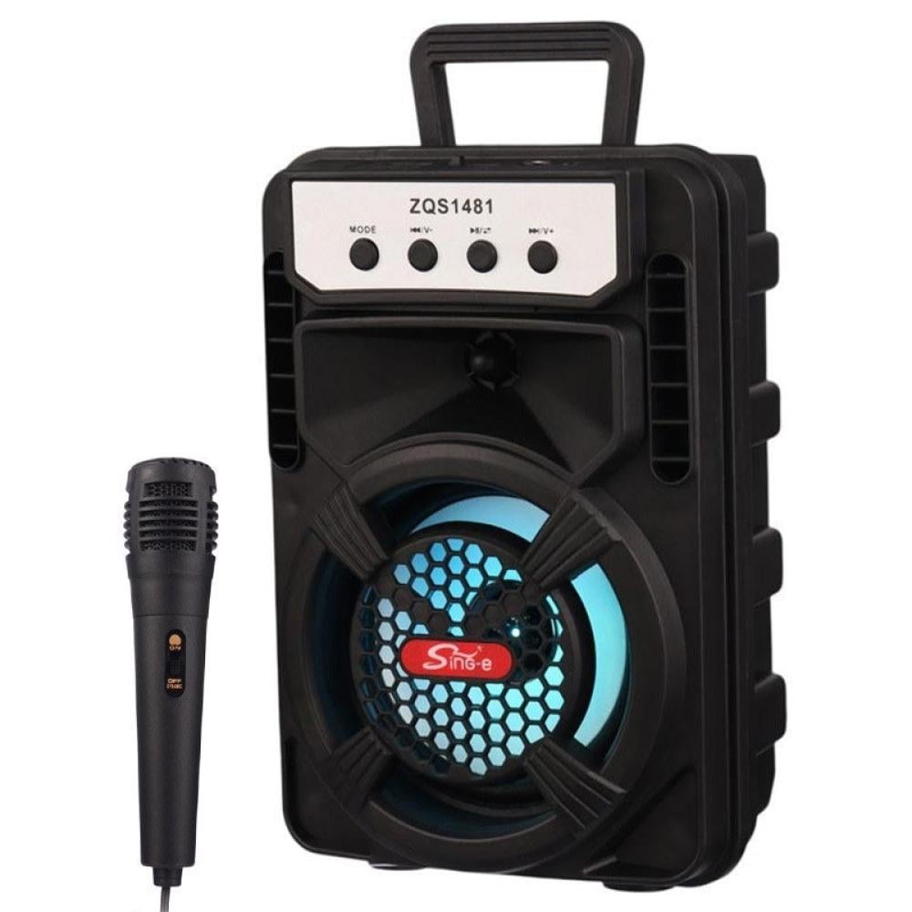 مكبر صوت مع مايك SING-E ( 1481 )