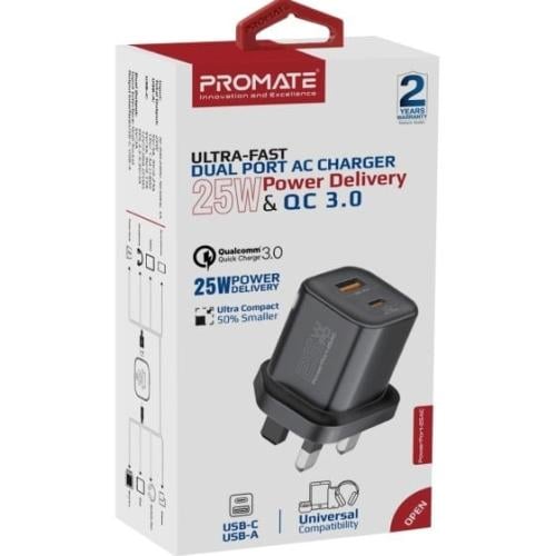 شاحن جداري (PowerPort-25AC) PROMATE