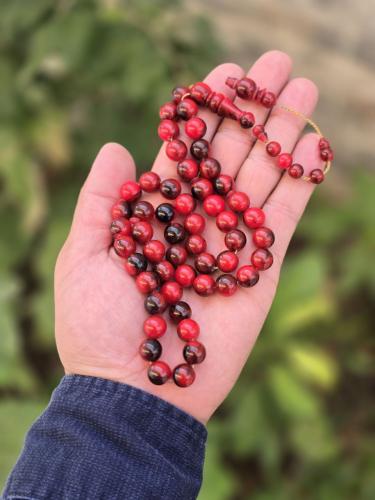 مسباح بكلايت احمر اسود