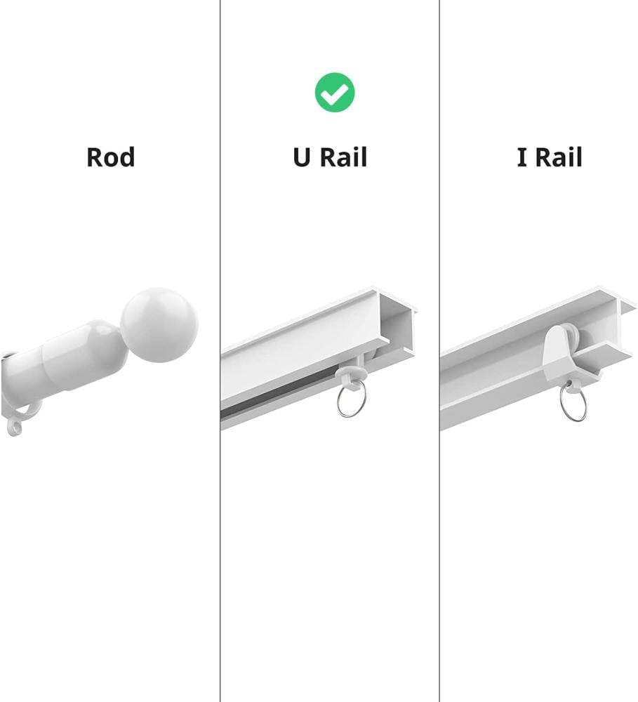 SwitchBot Curtain U Rail 2 – Smart Electric Curtain Motor with App, Timer & Voice Control