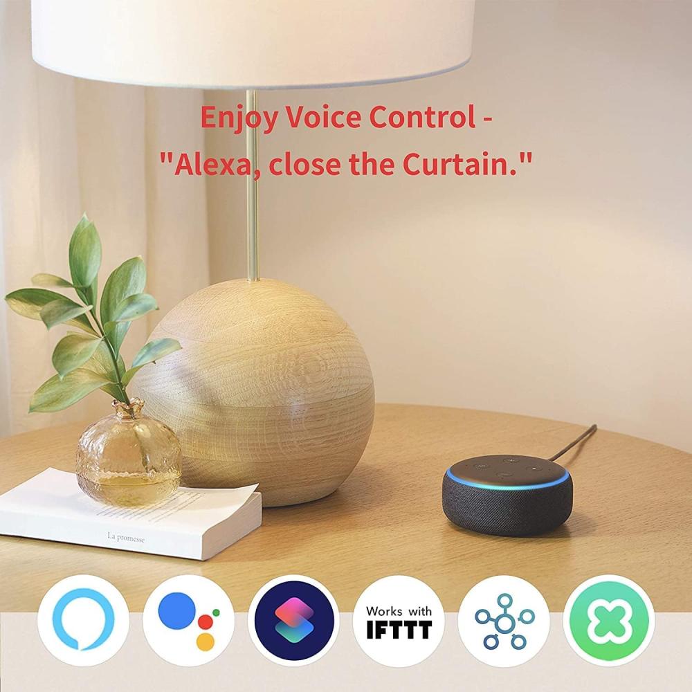 SwitchBot Curtain U Rail 2 – Smart Electric Curtain Motor with App, Timer & Voice Control