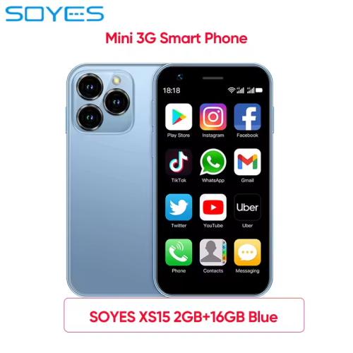 جوال Soyes XS15 ميني ثنائي الشريحة مع شاشة 3 بوصة...