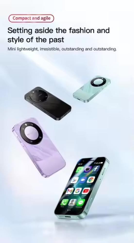 F8 برو ماكس ميني - هاتف محمول صغير 3G ثنائي الشريحة غير مقفل، شاشة 3.0 بوصة، أندرويد 8.1، 1 جيجابايت رام، 16 جيجابايت ذاكرة، هاتف للأطفال بحجم الجيب