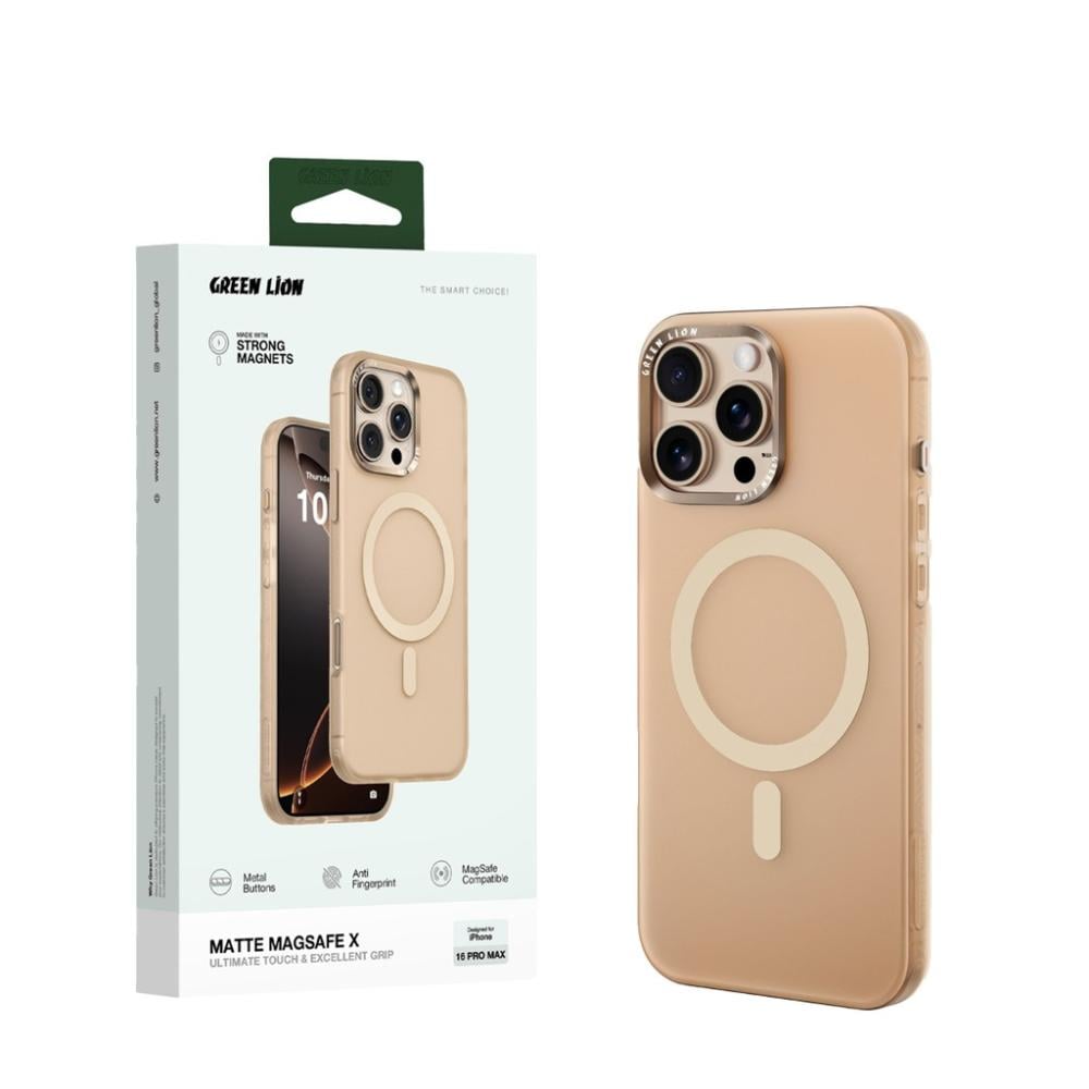 Green Lion Matte MagSafe X Case for iPhone 16 Pro Max and Pro