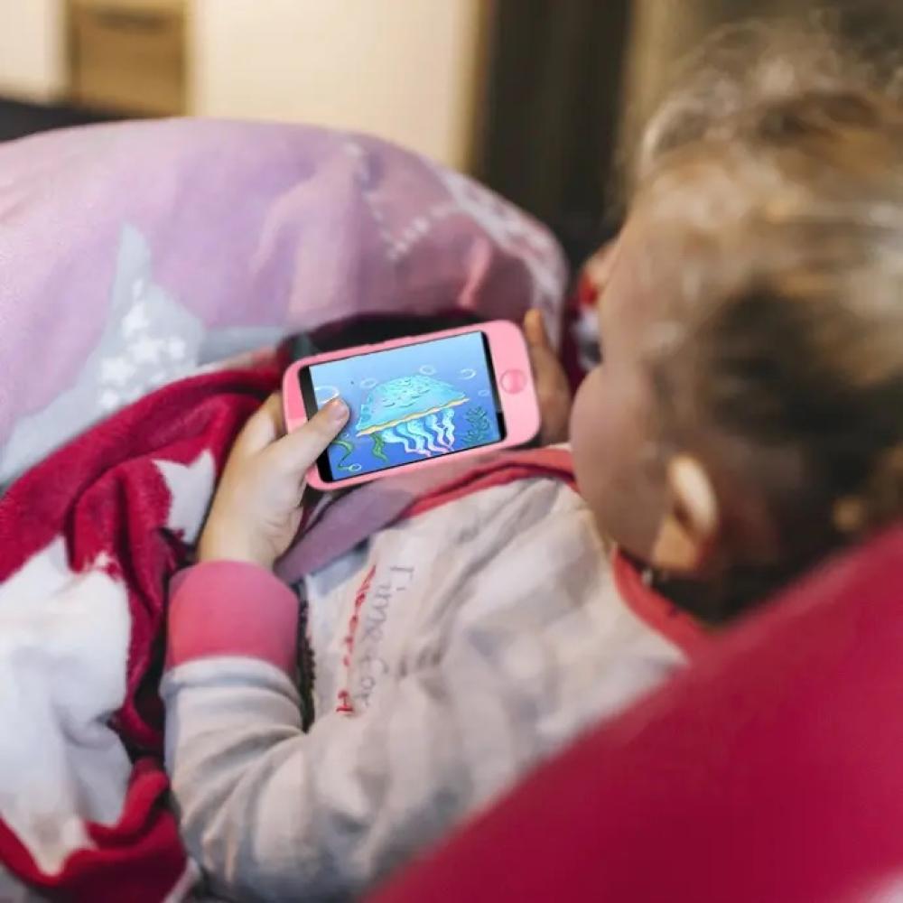 هاتف Porodo الذكي للأطفال – شاشة 2.8 بوصة، دعم 4G، مكالمات فيديو، بطارية 700mAh