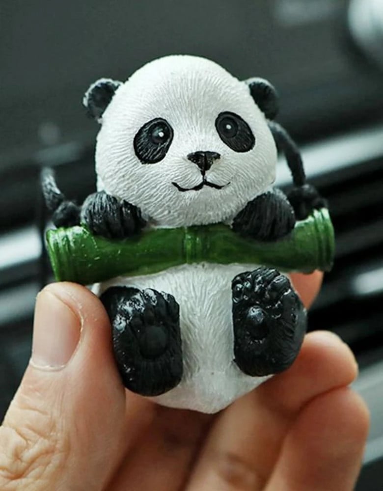 Cute Swinging Panda ,Car Mirror Accessories Small Panda Car Swing