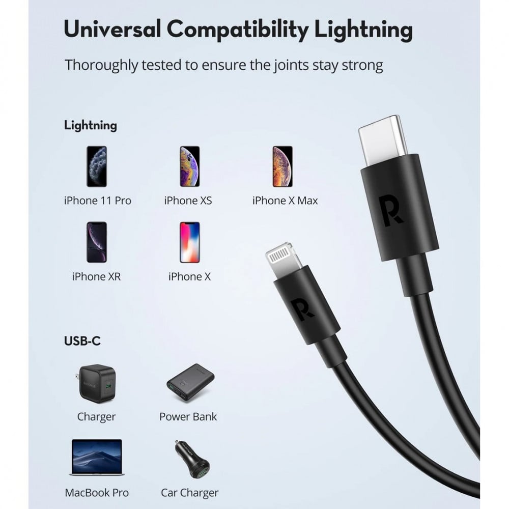 Apple 1m Iphone Cable - PD USB Type C to iPhone Fast Charger Cable