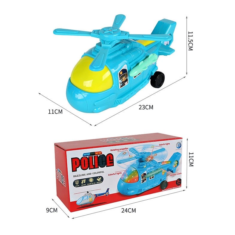 Police helicopter toy with lights and music a popular toy for children Ajeeb Ghareeb Phones Tablet Games Electronics Tools ana Accessories