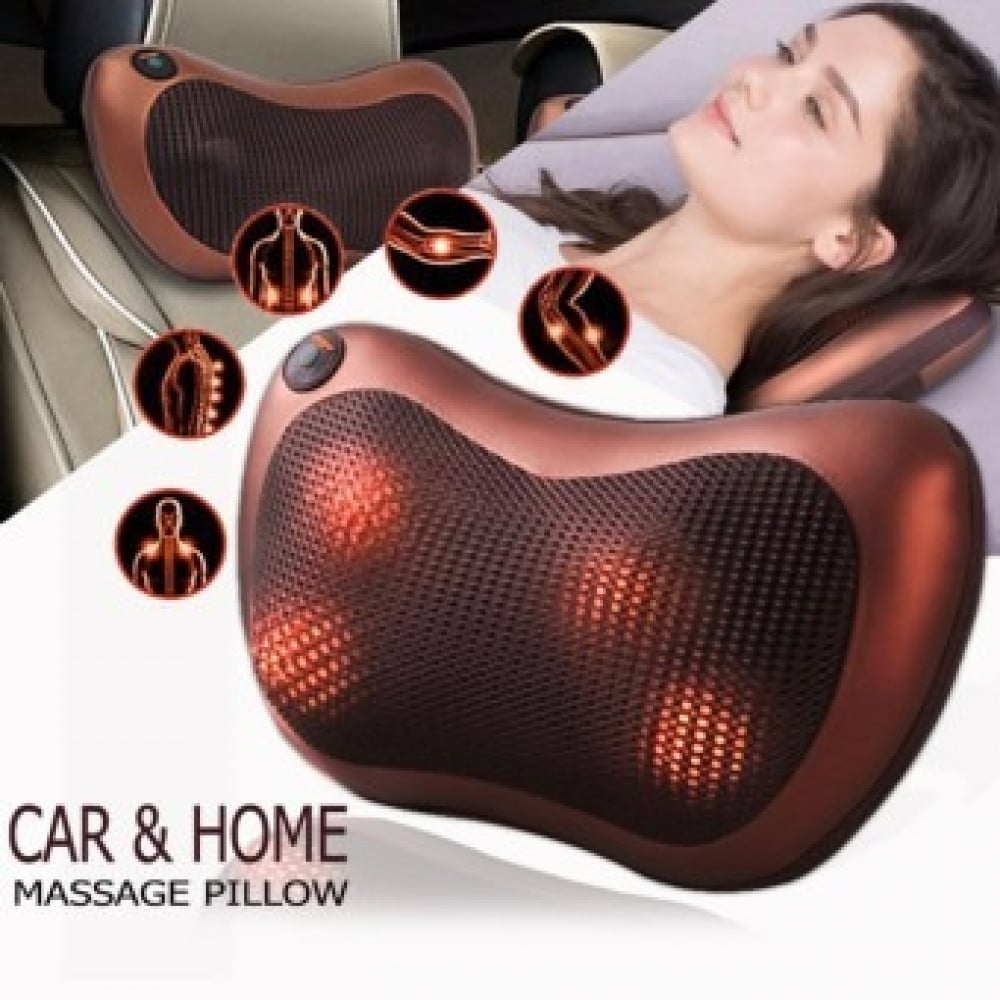 Electric massage outlet pillow