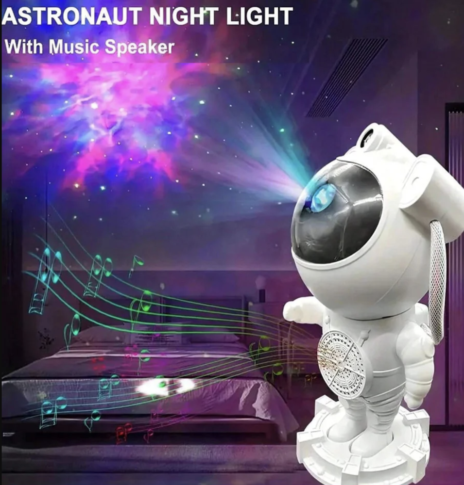 Galaxy and Moon Projector with Relaxing Nature Sounds and Bluetooth Speaker  2-in-1 - Ajeeb Ghareeb . Phones Tablet Games Electronics Tools ana  Accessories