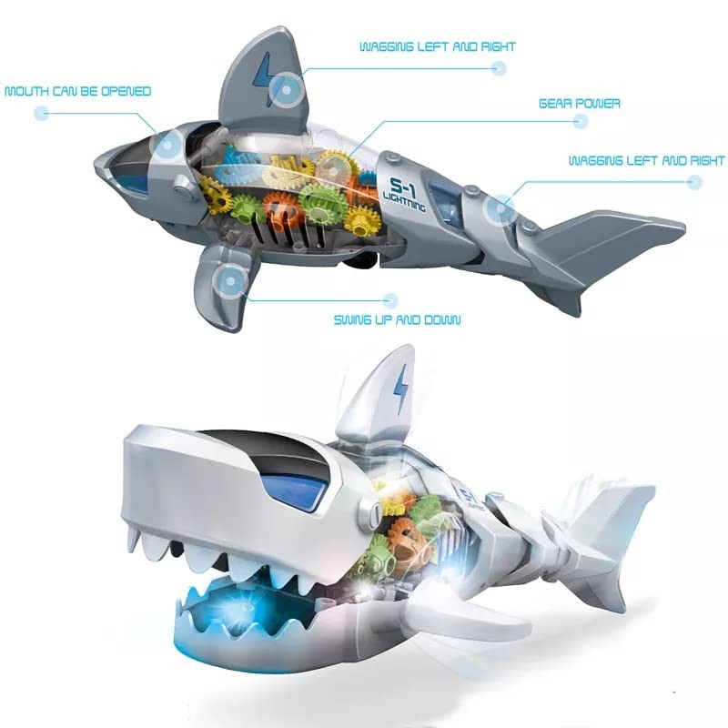 Interactive shark clearance toy