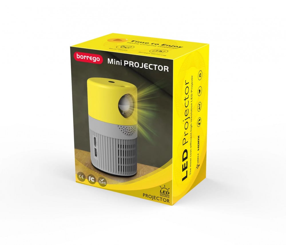 borrego mini led projector