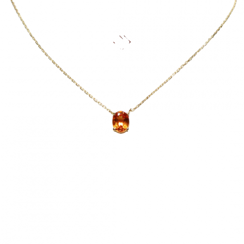 سلسال ذهب و حجر سترين معالج