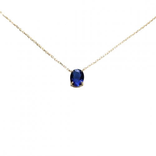 سلسال ذهب و حجر زفير معالج