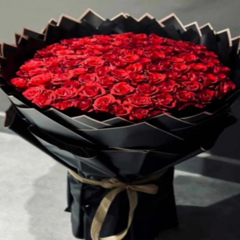 باقة جوري, جوري أحمر, بوكيه عيد الحب