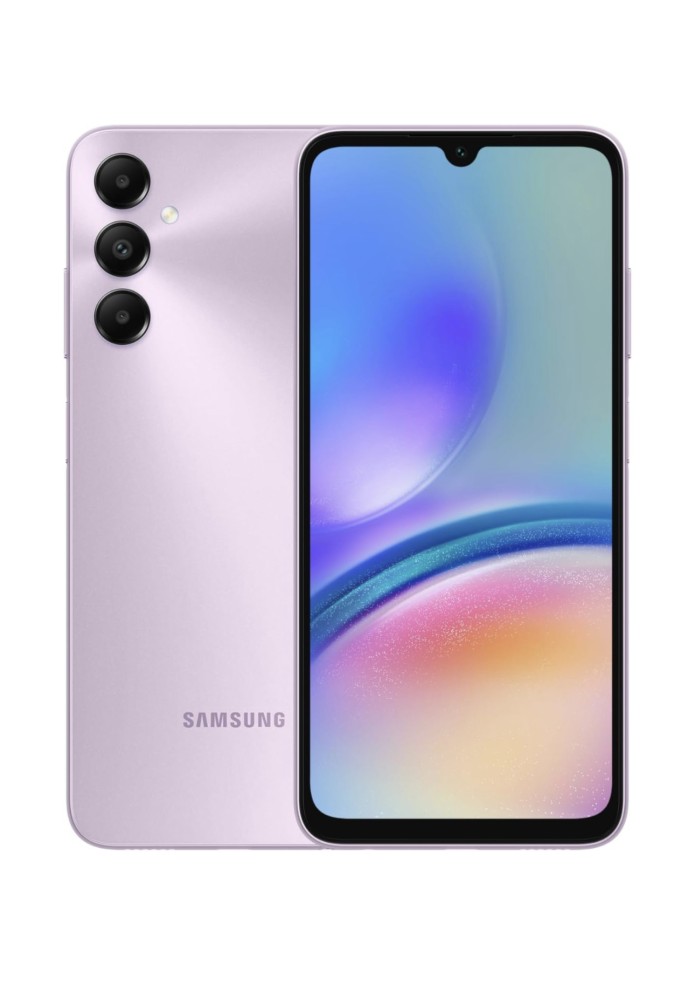 سامسونج جوال جالكسي A05s LTE، هاتف ذكي يعمل بنظام اندرويد، ثنائي شرائح الاتصال، ذاكرة RAM 4GB، تخزين 128GB، بنفسجي فاتح